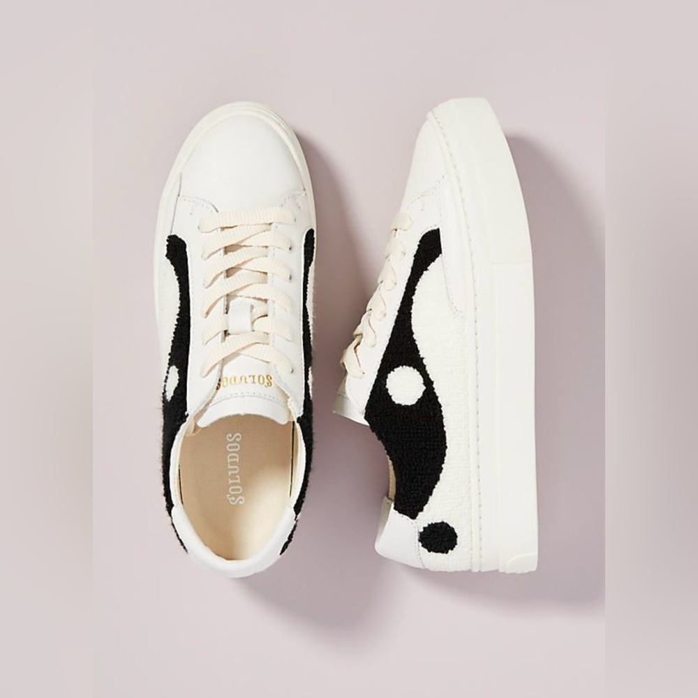 BRAND NEW Soludos Yin Yang Platform Sneaker size 5